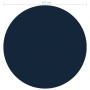 Cubierta solar de piscina de PE flotante negro y azul 417 cm de vidaXL, Cubiertas para piscina - Ref: Foro24-92976, Precio: 4...