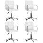 Sillas de comedor giratorias 4 unidades cuero sintético blanco en Sillas de comedor | Comprar online en Foru.es
