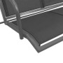 Banco columpio de jardín con dosel negro de vidaXL, Balancines de jardín - Ref: Foro24-41421, Precio: 170,61 €, Descuento: %