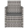 Sillón de jardín con cojín ratán sintético gris de vidaXL, Sillas de jardín - Ref: Foro24-362321, Precio: 71,97 €, Descuento: %