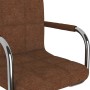 Silla de comedor giratoria tela marrón en Sillas de comedor | Comprar online en Foru.es