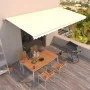 Toldo retráctil automático crema 600x350 cm de vidaXL, Toldos - Ref: Foro24-3069047, Precio: 809,32 €, Descuento: %
