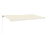 Toldo automático retráctil crema 600x350 cm de vidaXL, Toldos - Ref: Foro24-3069047, Precio: 767,44 €, Descuento: %