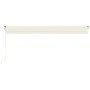 Toldo automático retráctil crema 600x350 cm de vidaXL, Toldos - Ref: Foro24-3069047, Precio: 809,32 €, Descuento: %