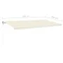 Toldo retráctil automático crema 600x350 cm de vidaXL, Toldos - Ref: Foro24-3069047, Precio: 809,32 €, Descuento: %