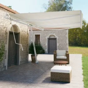 Cream automatic standing awning 600x350 cm by vidaXL, Awnings - Ref: Foro24-3069687, Price: 886,78 €, Discount: %