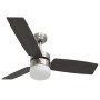 Ventilador de techo con luz con mando marrón oscuro 108 cm de vidaXL, Ventiladores de techo - Ref: Foro24-51491, Precio: 146,...