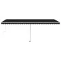 Toldo de pie automático gris antracita 600x350 cm de vidaXL, Toldos - Ref: Foro24-3069689, Precio: 926,07 €, Descuento: %