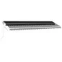 Toldo de pie automático gris antracita 600x350 cm de vidaXL, Toldos - Ref: Foro24-3069689, Precio: 926,07 €, Descuento: %