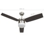 Ventilador de techo con luz con mando marrón oscuro 108 cm de vidaXL, Ventiladores de techo - Ref: Foro24-51491, Precio: 146,...