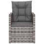Sillón de jardín con cojín ratán sintético gris de vidaXL, Sillas de jardín - Ref: Foro24-362323, Precio: 84,18 €, Descuento: %
