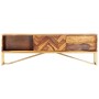 Mueble para TV madera maciza de sheesham 140x30x45 cm de vidaXL, Muebles TV - Ref: Foro24-247998, Precio: 190,14 €, Descuento: %