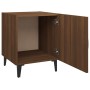 Mesita de noche 2 uds madera contrachapada color roble marrón de vidaXL, Mesitas de noche - Ref: Foro24-817320, Precio: 49,21...