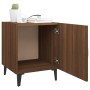 Mesita de noche 2 uds madera contrachapada color roble marrón de vidaXL, Mesitas de noche - Ref: Foro24-817320, Precio: 49,21...