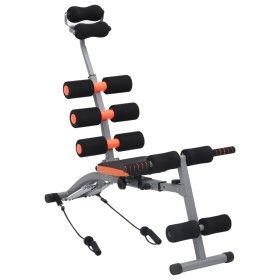 Entrenador de abdominales en forma de L con cuerdas elásticas de vidaXL, Bancos de ejercicio - Ref: Foro24-92478, Precio: 95,...