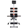 Entrenador de abdominales en forma de L con cuerdas elásticas de vidaXL, Bancos de ejercicio - Ref: Foro24-92478, Precio: 95,...