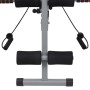 Entrenador de abdominales en forma de L con cuerdas elásticas de vidaXL, Bancos de ejercicio - Ref: Foro24-92478, Precio: 95,...