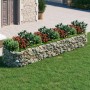 Arriate de gaviones de hierro galvanizado 400x100x50 cm de vidaXL, Maceteros y jardineras - Ref: Foro24-152042, Precio: 76,27...