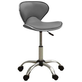 Silla de oficina de cuero sintético gris en Sillas de oficina | Comprar online en Foru.es