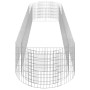 Arriate de gaviones de hierro galvanizado 400x100x50 cm de vidaXL, Maceteros y jardineras - Ref: Foro24-152042, Precio: 76,27...