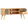Mueble para TV madera maciza de mango 100x30x45 cm de vidaXL, Muebles TV - Ref: Foro24-247999, Precio: 120,66 €, Descuento: %