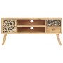 Mueble para TV madera maciza de mango 100x30x45 cm de vidaXL, Muebles TV - Ref: Foro24-247999, Precio: 120,66 €, Descuento: %