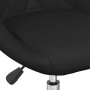 Silla de comedor giratoria cuero sintético negro en Sillas de comedor | Comprar online en Foru.es
