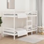 Litera de madera maciza de pino 90x200 cm de vidaXL, Camas y somieres - Ref: Foro24-3139830, Precio: 275,00 €, Descuento: %