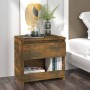 Mesitas de noche 2 uds madera contrachapada roble 40x30x39 cm de vidaXL, Mesitas de noche - Ref: Foro24-815130, Precio: 46,50...
