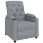 Sillón reclinable de tela gris claro en Sillones | Comprar online en Foru.es