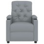 Sillón reclinable de tela gris claro en Sillones | Comprar online en Foru.es