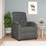Sillón reclinable de tela gris oscuro en Sillones | Comprar online en Foru.es