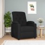 Sillón reclinable de tela negro en Sillones | Comprar online en Foru.es