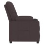 Sillón reclinable de tela marrón oscuro en Sillones | Comprar online en Foru.es