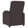 Sillón reclinable de tela marrón oscuro en Sillones | Comprar online en Foru.es
