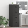 Mueble archivador con cajón 2 pcs Negro 44 x 50 x 106.5 cm en Armarios y almacenamiento | Comprar online en Foru.es