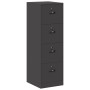 Mueble archivador con cajón 2 pcs Negro 44 x 50 x 106.5 cm en Armarios y almacenamiento | Comprar online en Foru.es
