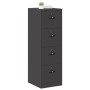 Mueble archivador con cajón 2 pcs Negro 44 x 50 x 106.5 cm en Armarios y almacenamiento | Comprar online en Foru.es
