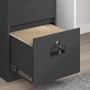 Mueble archivador con cajón 2 pcs Negro 44 x 50 x 106.5 cm en Armarios y almacenamiento | Comprar online en Foru.es