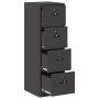 Mueble archivador con cajón 2 pcs Negro 44 x 50 x 106.5 cm en Armarios y almacenamiento | Comprar online en Foru.es