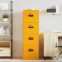 Mueble archivador 2 pcs Amarillo Mostaza 44 x 50 x 106.5 cm en Armarios y almacenamiento | Comprar online en Foru.es