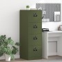 Mueble archivador 2 pcs Verde Oliva 44 x 50 x 106.5 cm en Armarios y almacenamiento | Comprar online en Foru.es