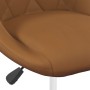 Silla de comedor giratoria 6 uds terciopelo marrón en Sillas de comedor | Comprar online en Foru.es