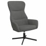 Sillón de relax de terciopelo gris oscuro en Sillones | Comprar online en Foru.es