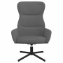 Sillón de relax de terciopelo gris oscuro en Sillones | Comprar online en Foru.es
