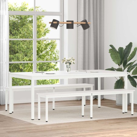 Mesa de Comedor 200 x 100 x 75 cm Madera de pino macizo en Mesas de comedor | Comprar online en Foru.es