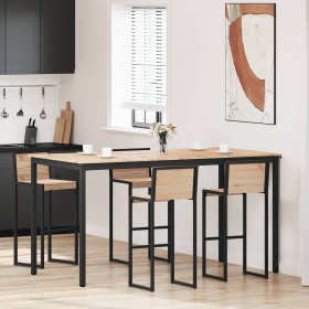 Mesa de Bar Natural 110 x 55 x 105 cm Madera de pino macizo en Mesas de comedor | Comprar online en Foru.es