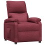 Sillón reclinable de tela rojo tinto en Sillones | Comprar online en Foru.es