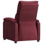 Sillón reclinable de tela rojo tinto en Sillones | Comprar online en Foru.es