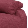 Sillón reclinable de tela rojo tinto en Sillones | Comprar online en Foru.es